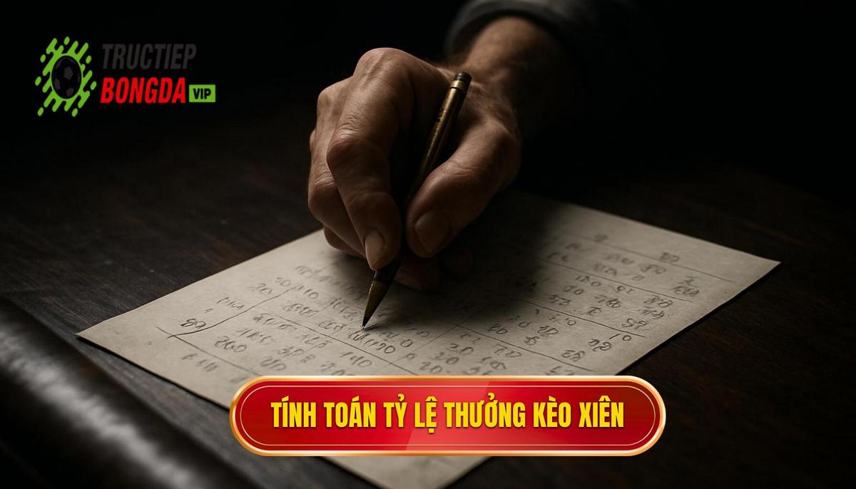 Cơ chế tính toán tỷ lệ thưởng khi chơi kèo xiên nhiều trận