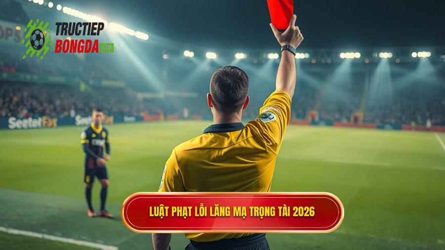 1. Luật phạt lỗi lăng mạ trọng tài 2026