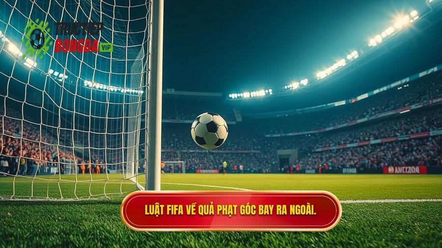 2. Luật FIFA về quả phạt góc bay ra ngoài.