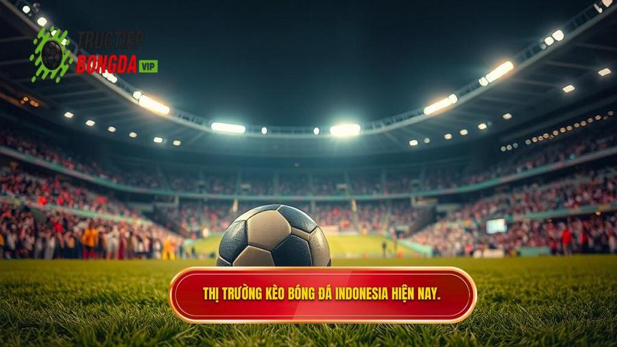 1. Tổng quan về thị trường kèo bóng đá Indonesia hiện nay