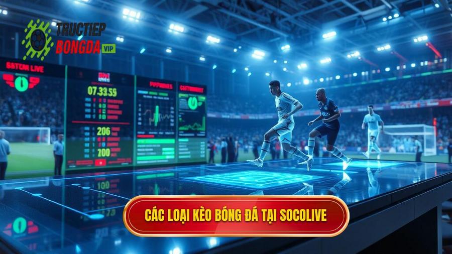 2. Các loại kèo phổ biến tại bảng kèo bóng đá Socolive