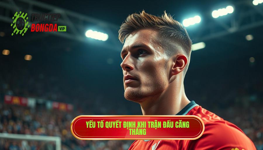 Yếu tố quyết định khi trận đấu căng thẳng